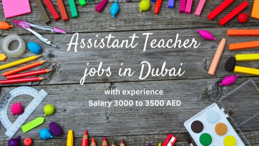 Assistant Teacher Jobs in Dubai